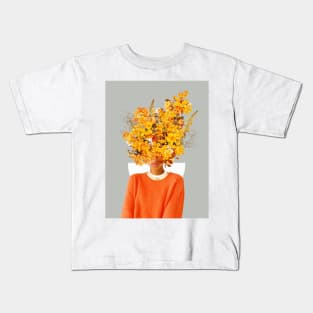 I Saw You Flower in the reflection of my Soul Kids T-Shirt